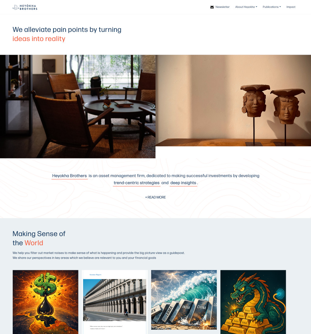 Heyokha website preview